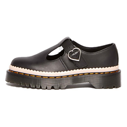 Dr.Martens 1460 POLLEY BEX Leather Casual Shoes 3.5cm Women's Black Pink