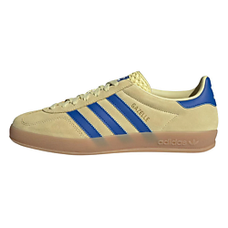 Кроссовки Gazelle Indoor Powder Yellow Royal Blue