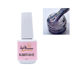 Камуфлирующая база для гель лака Rubber Base Crystal