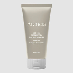 Пенка против черных точек с кислотами  Rice + LHA Pore Control Rice Cake Cleanser
