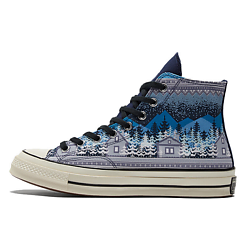 Кроссовки Chuck 70 High Holiday Sweater Midnight Navy