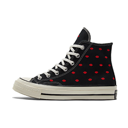 Кроссовки Chuck Taylor All Star 70 Hi Embroidered Lips Black