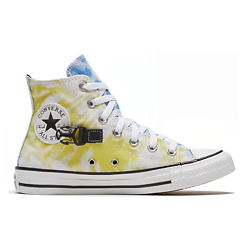 Кроссовки Chuck Taylor All Star Womens Buckle Up High Rainbow Tie Dye Womens