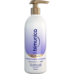 Гель-крем для душа УВЛАЖНЯЮЩИЙ Sensitive 0+ x2 MOISTURE&REPLENISH