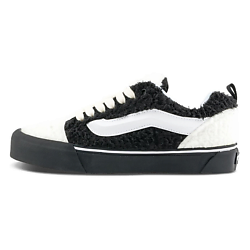 Кроссовки Knu Skool Anti-Slip Wear-Resistant Low-Top Skateboard Shoes Black White