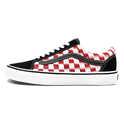 Кроссовки Old Skool Checkerboard Red/White