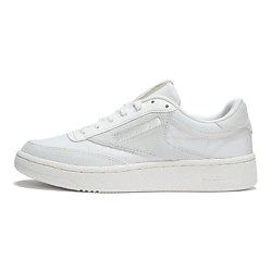 CLUB C 85 W+ Abrasion Resistant Low top Skateboard Shoes Unisex White