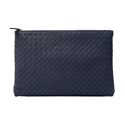 Мужской клатч Intrecciato Half Zipped Pouch