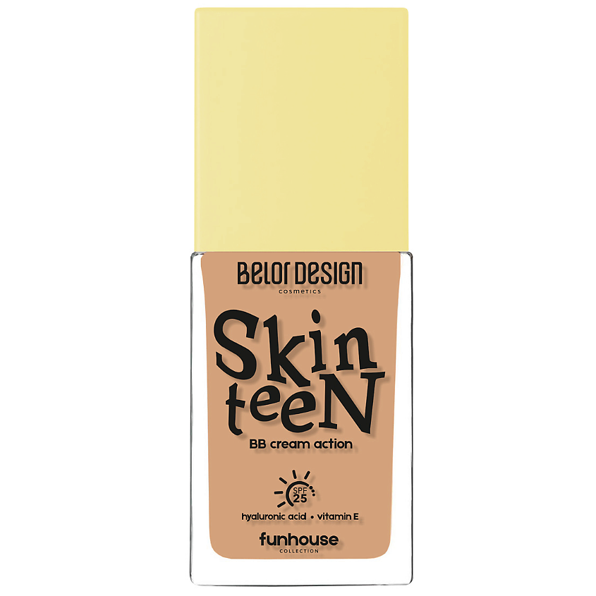 Изображение товара BELOR DESIGN Тональный ВВ крем Funhouse Skin Teen SPF 25, оттенок 52 Dark Изображение товара BELOR DESIGN Тональный ВВ крем Funhouse Skin Teen SPF 25, оттенок 52 Dark