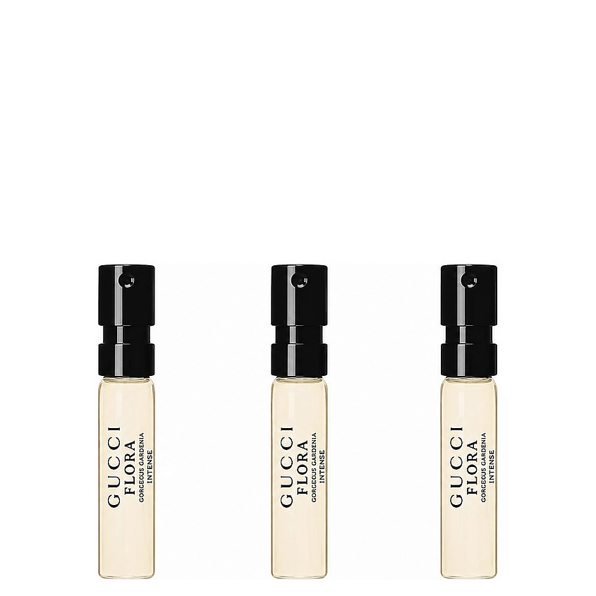Изображение товара GUCCI Парфюмерный набор Flora Gorgeous Gardenia Intense, 1.5 мл х 3 Изображение товара GUCCI Парфюмерный набор Flora Gorgeous Gardenia Intense, 1.5 мл х 3