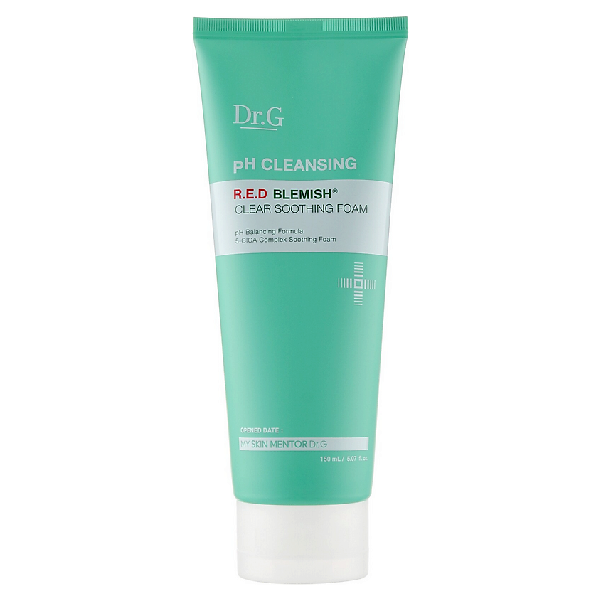 Изображение товара DR.G Пена для умыванияpH Cleansing R.E.D Blemish Clear Soothing Foam, 150 мл Изображение товара DR.G Пена для умыванияpH Cleansing R.E.D Blemish Clear Soothing Foam, 150 мл