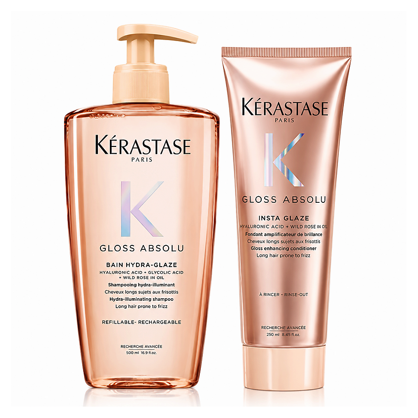 Изображение товара KERASTASE Набор для гладкости и блеска волос Gloss Absolu, 500 мл + 250 мл Изображение товара KERASTASE Набор для гладкости и блеска волос Gloss Absolu, 500 мл + 250 мл