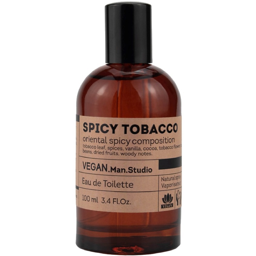 Изображение товара Унисекс туалетная вода VEGAN LOVE STUDIO Spicy Tobacco 100 мл Изображение товара Унисекс туалетная вода VEGAN LOVE STUDIO Spicy Tobacco 100 мл
