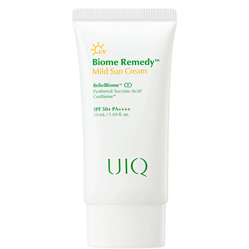 Солнцезащитный крем для лица UIQ Солнцезащитный крем для лица Biome Remedy Mild Sun Cream
