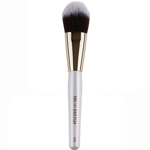 Кисть для лица OH MY BRUSH Кисть для тона и коррекции Big Flat Foundation Brush 106