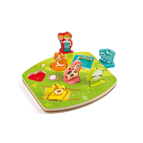 Развивающая игрушка HAPE Пазл Звуки фермы