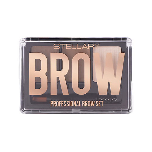Набор средств для бровей STELLARY Набор для бровей PROFESSIONAL BROW SET