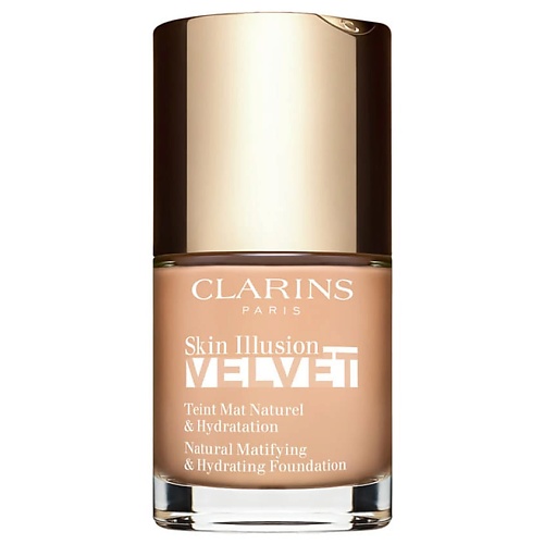 Тональное средство CLARINS Матовый тональный крем SKIN ILLUSION VELVET 102.5