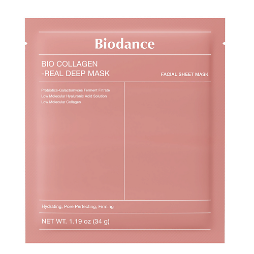 Маска для лица BIODANCE Маска Bio Collagen-Real Deep Mask