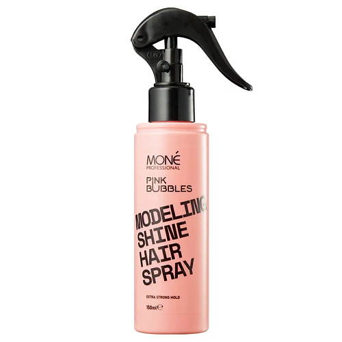 Спрей для ухода за волосами MONE PROFESSIONAL Жидкий лак-спрей Pink Bubbles