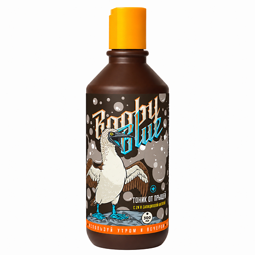 Тоник для лица BOOBY BLUE Тоник для лица от прыщей с цинком и AHA+BHA кислотами