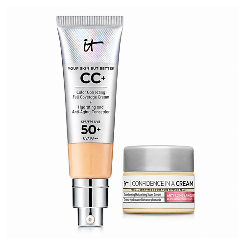 Набор средств для лица IT COSMETICS Набор CC+ Cream SPF 50+ & Confidence in a Cream