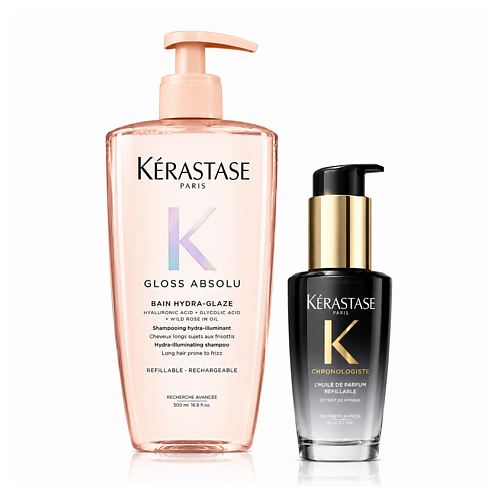 Набор для ухода за волосами KERASTASE Набор для блеска и восстановления волос Gloss Absolu и Chronologiste