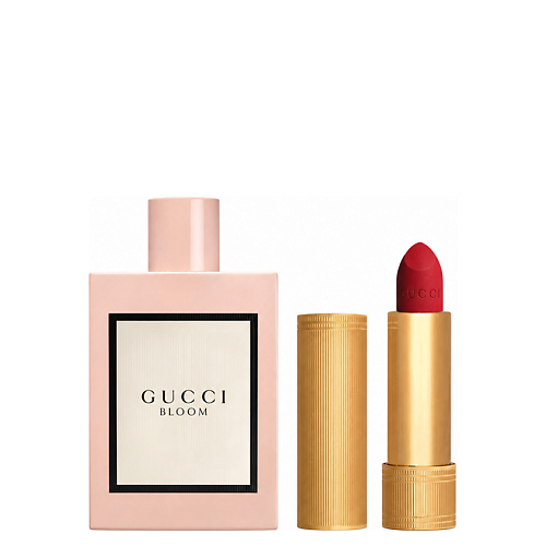 Набор парфюмерии GUCCI Набор Gucci: Парфюмерная вода Bloom + Матовая помада Rouge a Levres Mat
