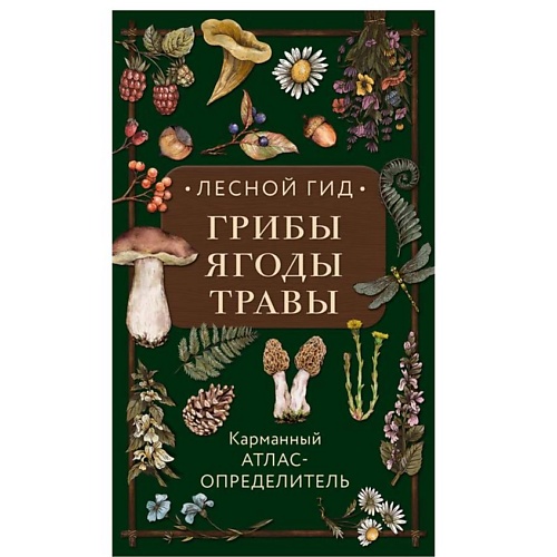 ЭКСМО Лесной гид: грибы, ягоды, травы. Карманный атлас-определитель