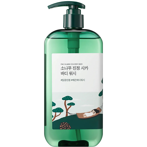 Гель для душа ROUND LAB Успокаивающий гель для душа Pine Calming Cica Body Wash