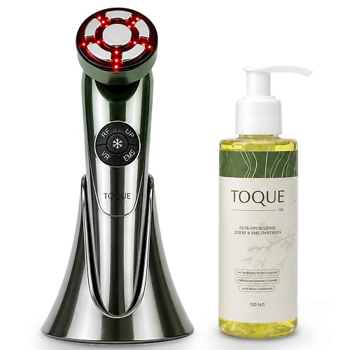TOQUE Микротоковый массажер для лица и шеи с гелем PULSAR