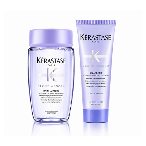 Набор для ухода за волосами KERASTASE Набор для осветленных волос Blond Absolu Bain Lumiere + Cicaflash
