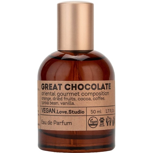 Парфюмерная вода VEGAN.LOVE.STUDIO Парфюмерная вода женская Great Chocolate