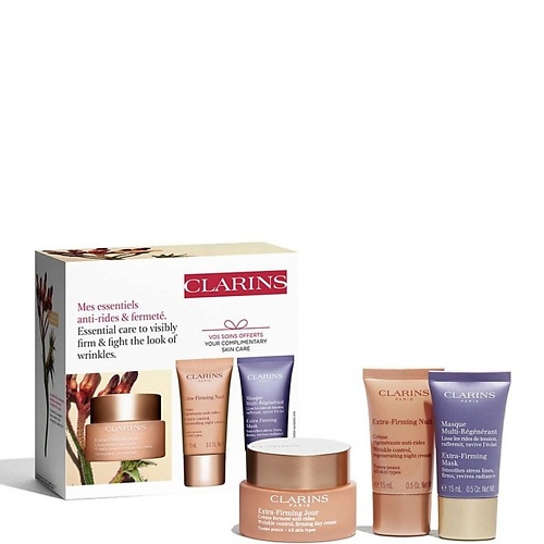 Набор средств для лица CLARINS Набор (Крем дневной Extra firming + Ночной крем + Маска)