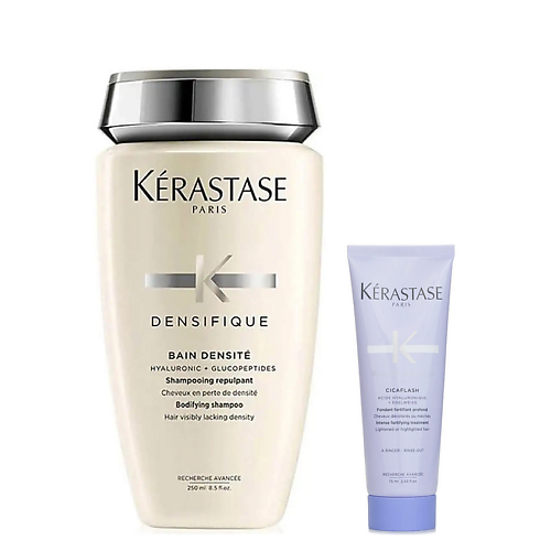 Набор для ухода за волосами KERASTASE Набор для густоты волос: Шампунь Densifique Bain Densite + Кондиционер Fondant Cicaflash