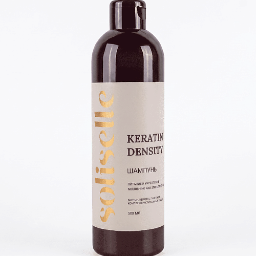 Шампунь для волос SOLISELLE Профессиональный шампунь Keratin density