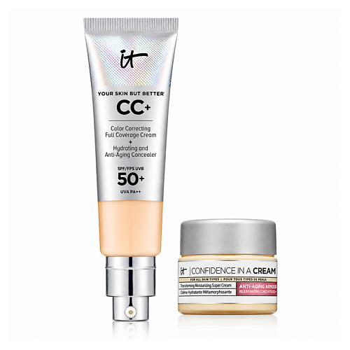 Набор средств для лица IT COSMETICS Набор CC+ Cream SPF 50+ & Confidence in a Cream