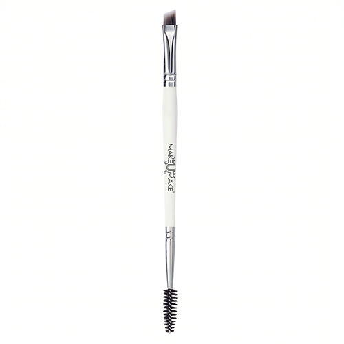 Кисть для бровей MAKEUMAKE Скошенная кисть для бровей и стрелок со щёточкой