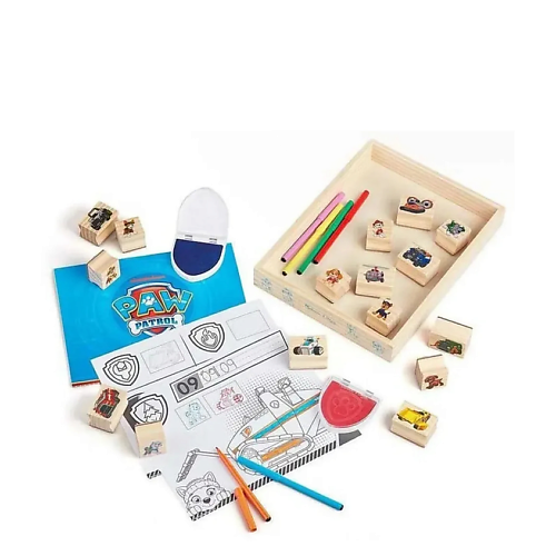 Набор для творчества MELISSA & DOUG Набор деревянных штампов «Собаки-помощники»