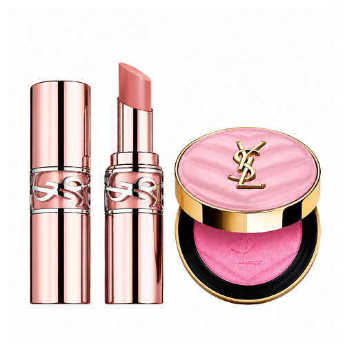 Набор средств для макияжа YVES SAINT LAURENT Набор YSL Iconic Pink Make Me Blush & Loveshine Candy Glow