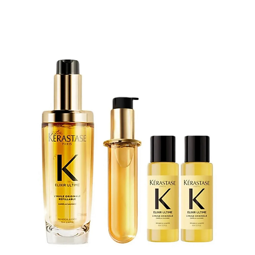 Набор для ухода за волосами KERASTASE Набор Elixir Ultime: Масло для волос + Сменный блок