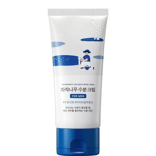 Крем для лица ROUND LAB Мужской увлажняющий крем For Men Birch Juice Moisturizing Cream