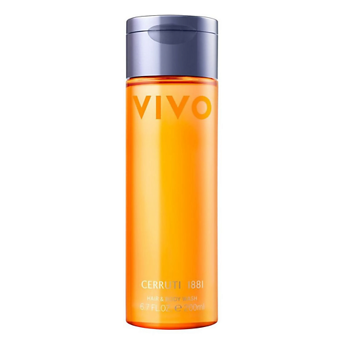 Гель для душа CERRUTI 1881 Парфюмированный гель для волос и тела Vivo