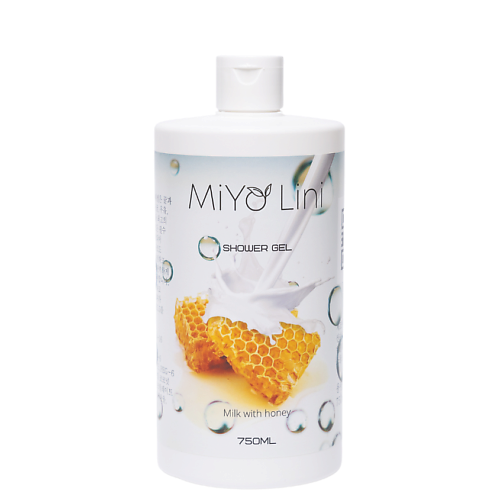 Гель для душа MIYO LINI Гель для душа с ароматом Молоко Мёд