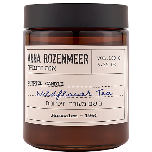 Свеча ароматическая ANNA ROZENMEER Ароматическая свеча Wildflower tea 180 мл