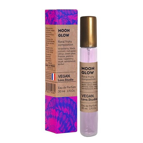 Парфюмерная вода VEGAN.LOVE.STUDIO Парфюмерная вода женская Moon Glow черная смородина клубника малина фрезия сандал