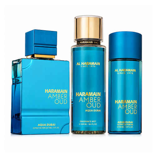 Набор парфюмерии AL HARAMAIN Парфюмерный набор Amber Oud Aqua Dubai