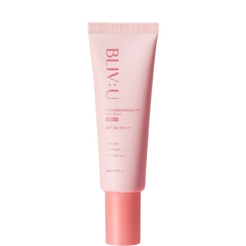 BB крем для лица BLIV:U Коллагеновый BB-крем Collagen Bouncing BB Cream SPF50+ PA++++