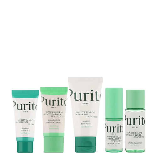 Набор средств для лица PURITO Набор миниатюр для ухода за кожей Seoul Best Kit