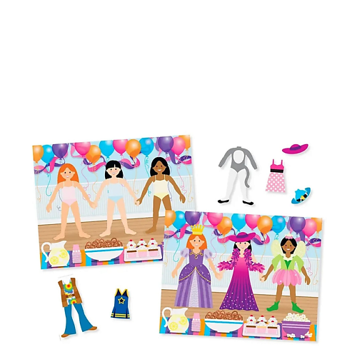 Набор наклеек MELISSA & DOUG Набор многоразовых наклеек Reusable Sticker Pad Dress-Up